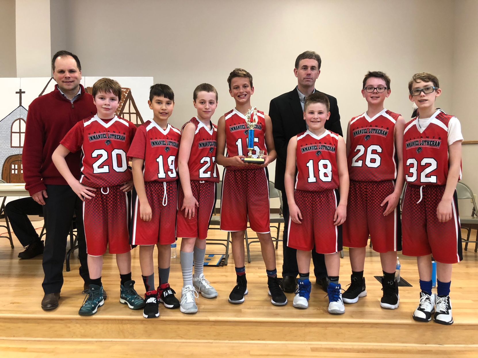 Immanuel's boys "B" team wins championship